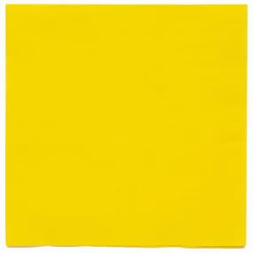 20 tovaglioli ecologici giallo sole 33cm