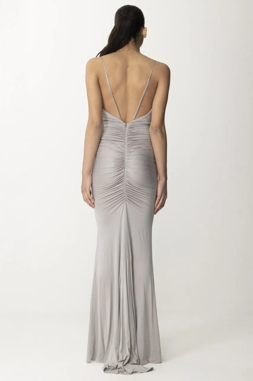 Abito Red Carpet drappeggiato Perla