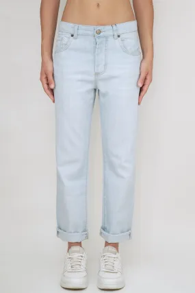 Bulier-jeans boyfriend SAMMY tela leggera - Lavaggio chiaro