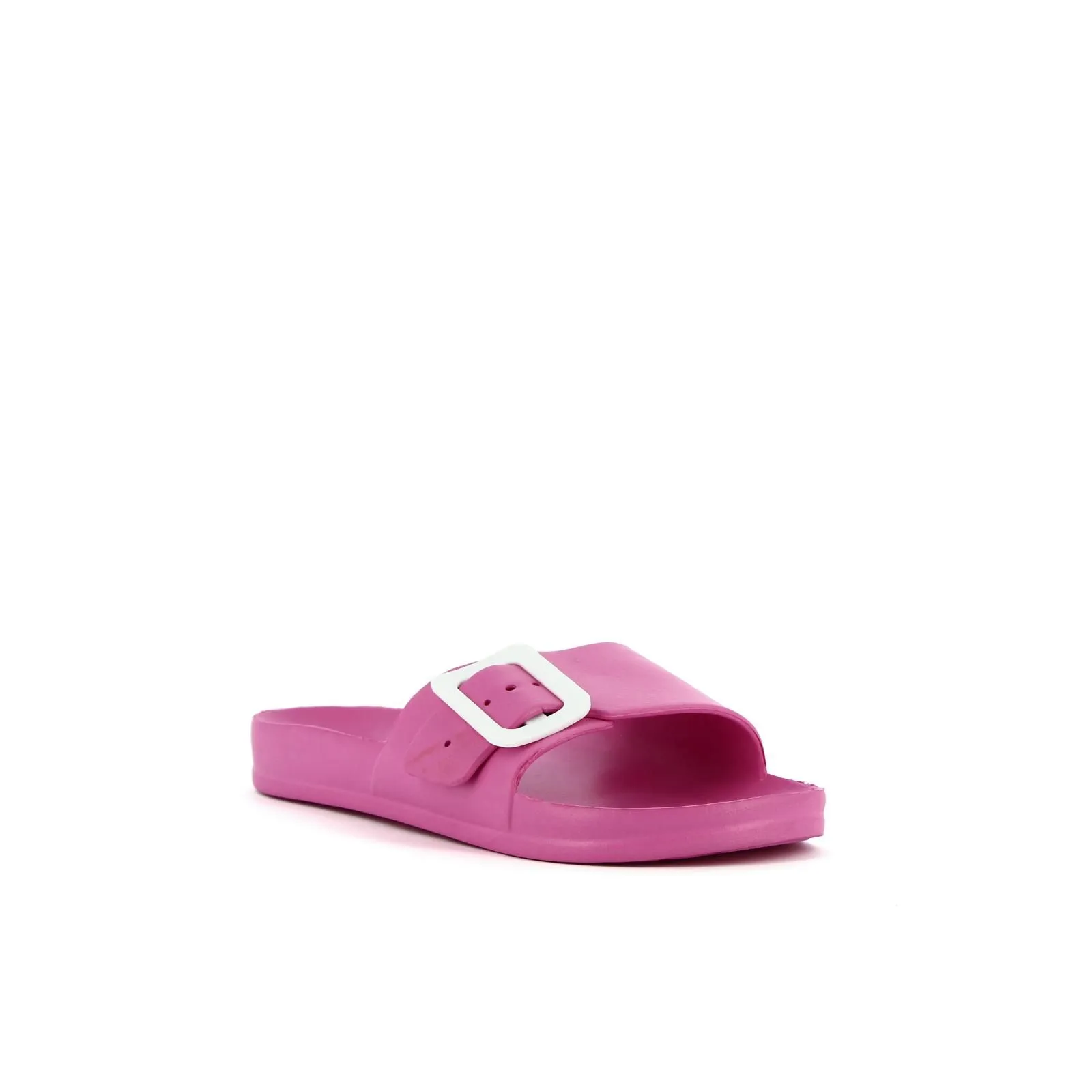 Ciabatte da mare fucsia in gomma con fibbia