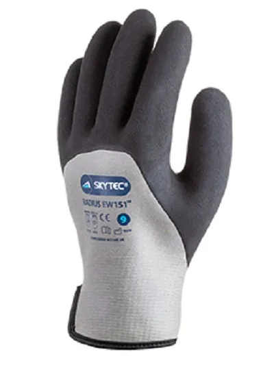 Guanti Skytec RADIUS EW151, in 13gg Hppe, Acrilico, Vetro, Latex, Nylon, col. Nero, grigio