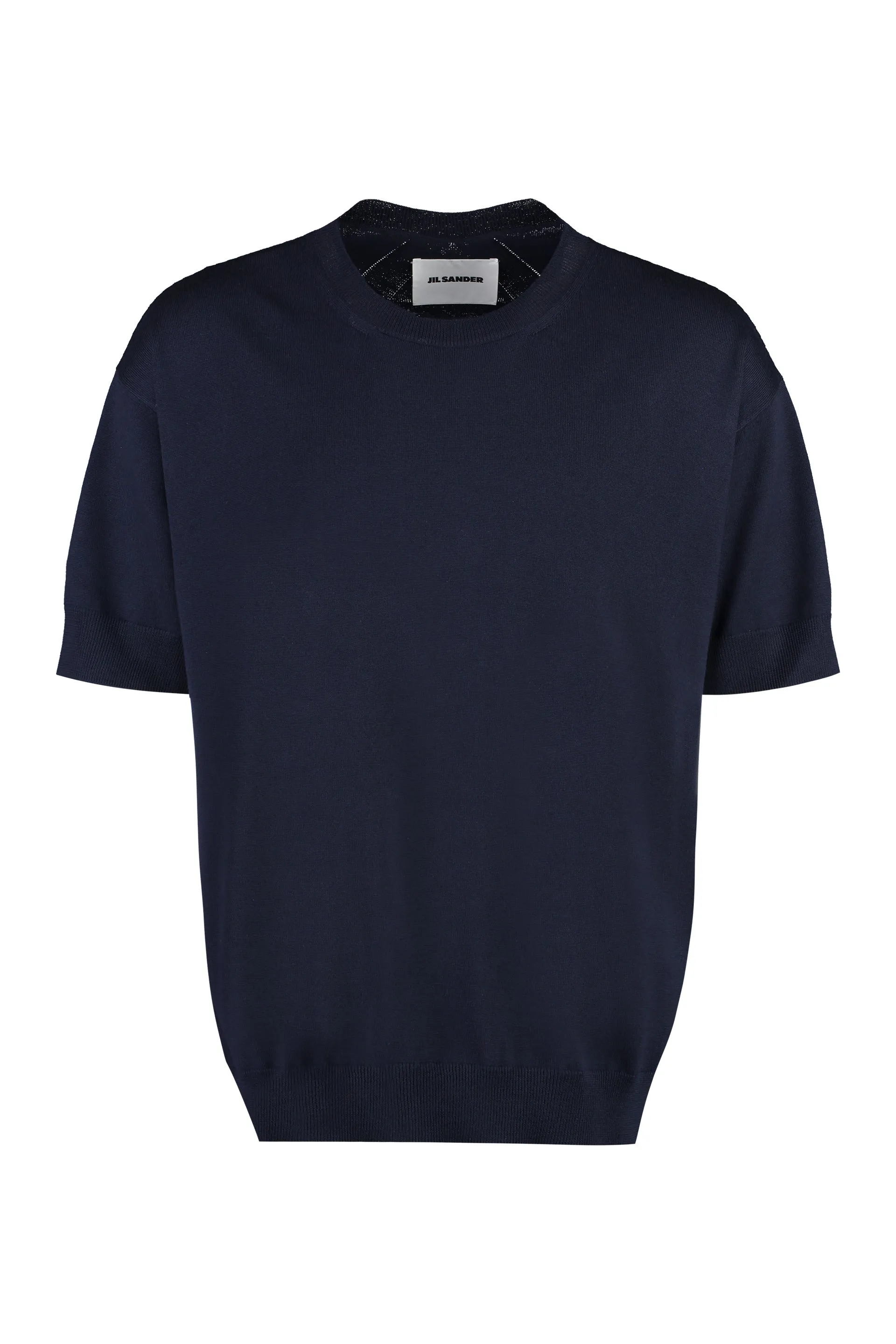 Jil Sander Maglione a maniche corte in lana