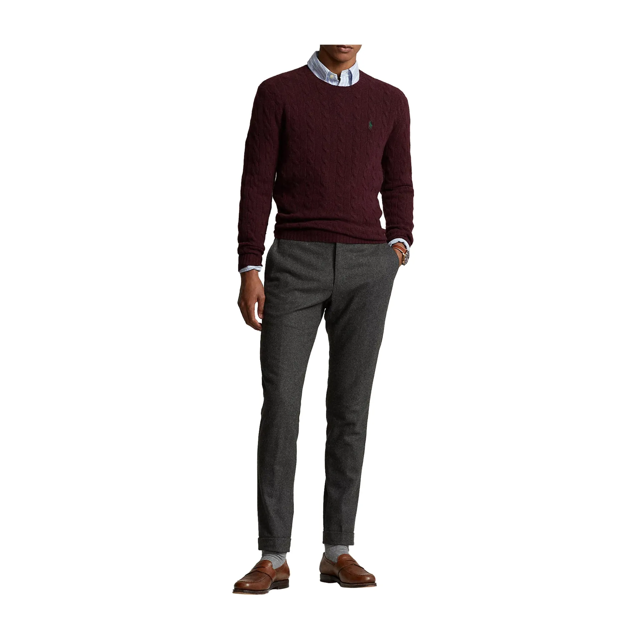 Maglia Uomo in lana intrecciata
