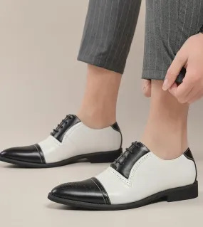 Mocassini da uomo di marca Scarpe da uomo Slip On Shoes Mix Color Casual Patent Leather Oxford Lace Up Dress Office Business Wed