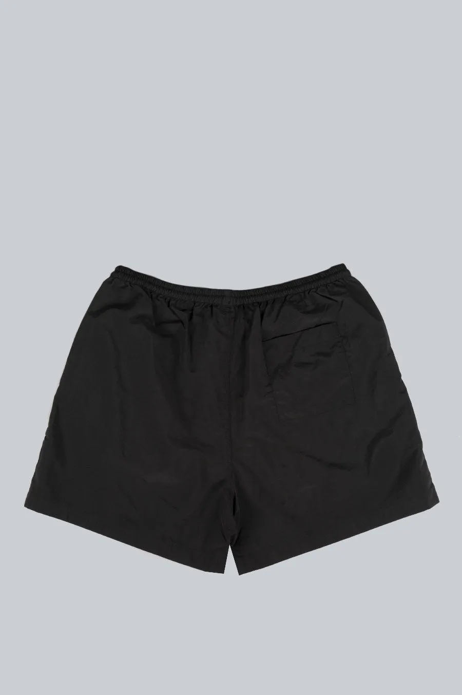 MUSEUM OF PEACE AND QUIET WORDMARK NYLON 5 SHORTS BLACK