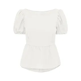 ONLY - maglia mezza manica con fiocco