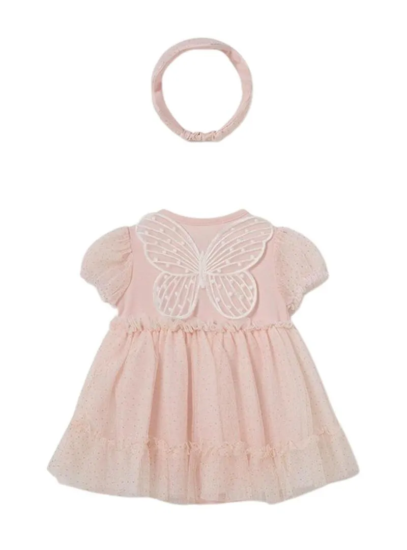 Pelele Bluson Diadema Mayoral Rosa Per Bambina