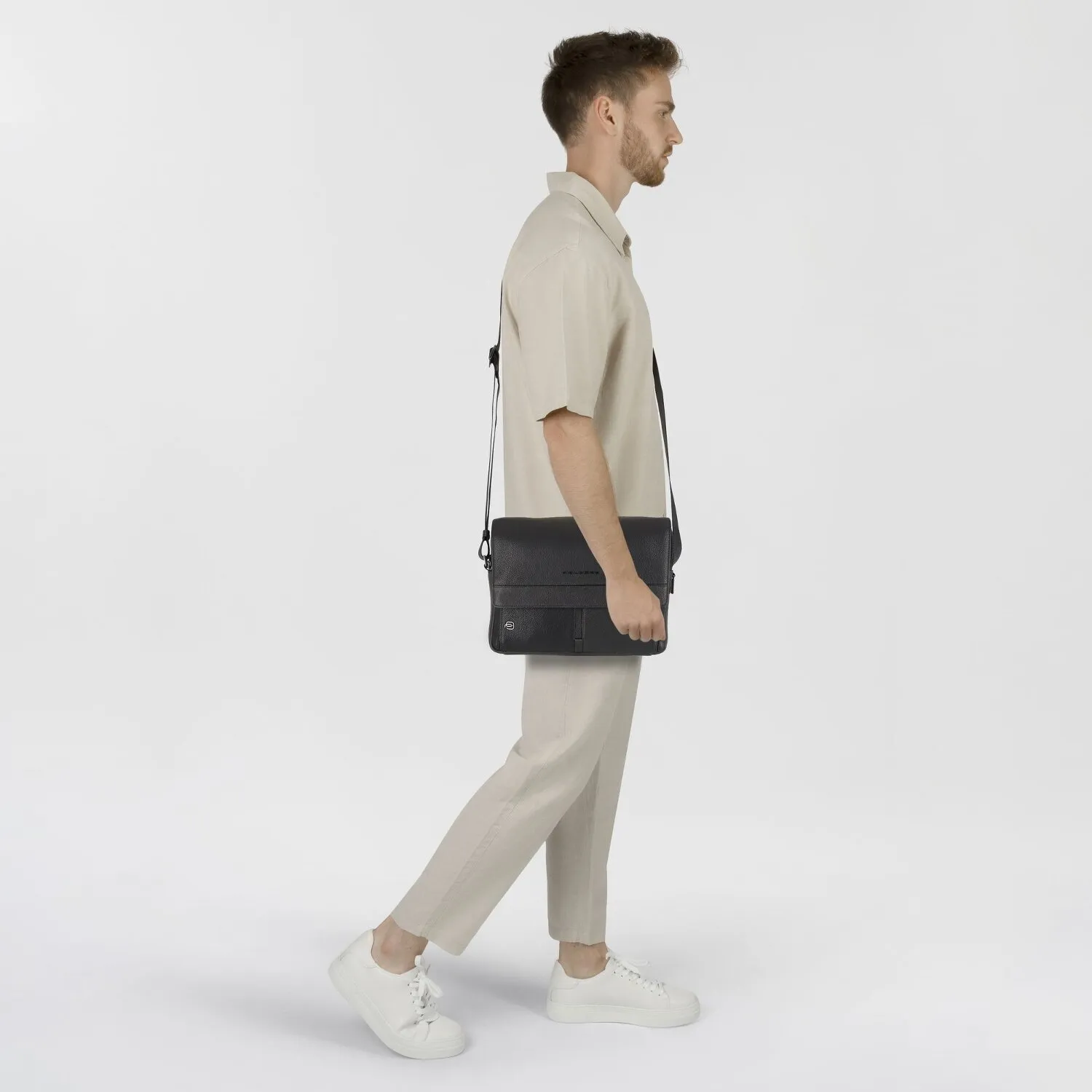 Piquadro Wollem Borsa a tracolla Pelle 30 cm