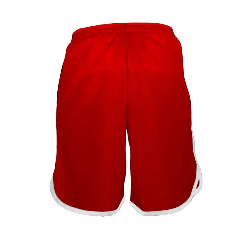 PUEDE MATAR BOXER MARE SHORT BASKET TASCA COLORE ROSSO