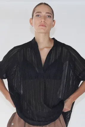 Religion Blusa oversize nascosta con ampio posizionamento floreale Stampa    