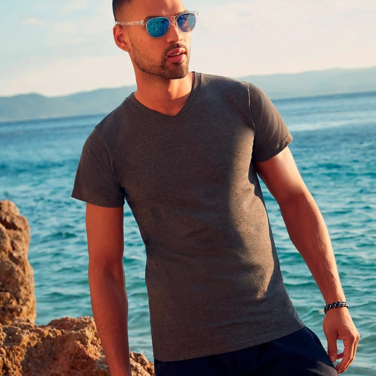 Valueweight V-Neck T-Shirt Scollo a V Fruit of Loom